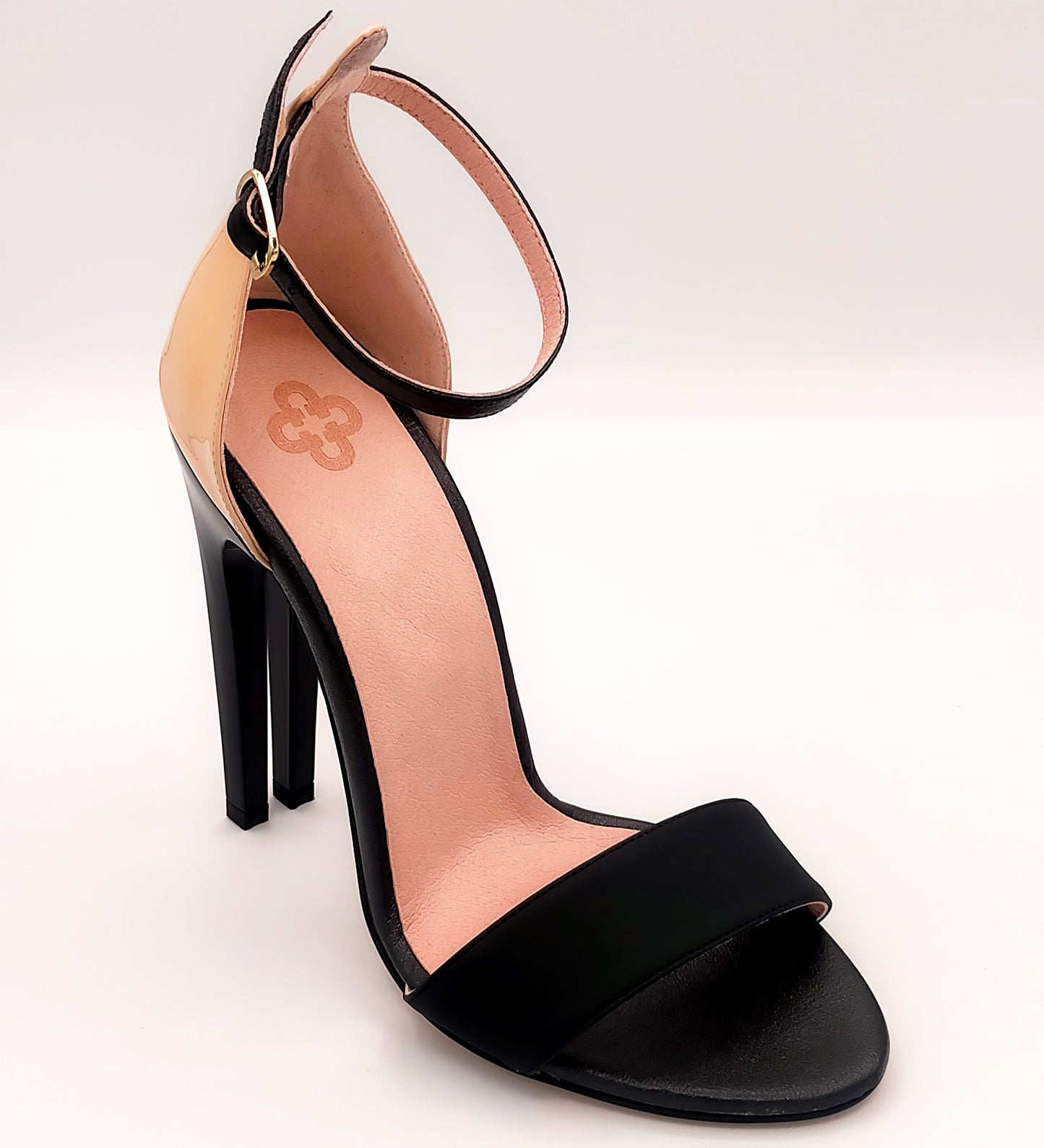 Talon Double - Angel Nude&Black One ecofriendly opentoes