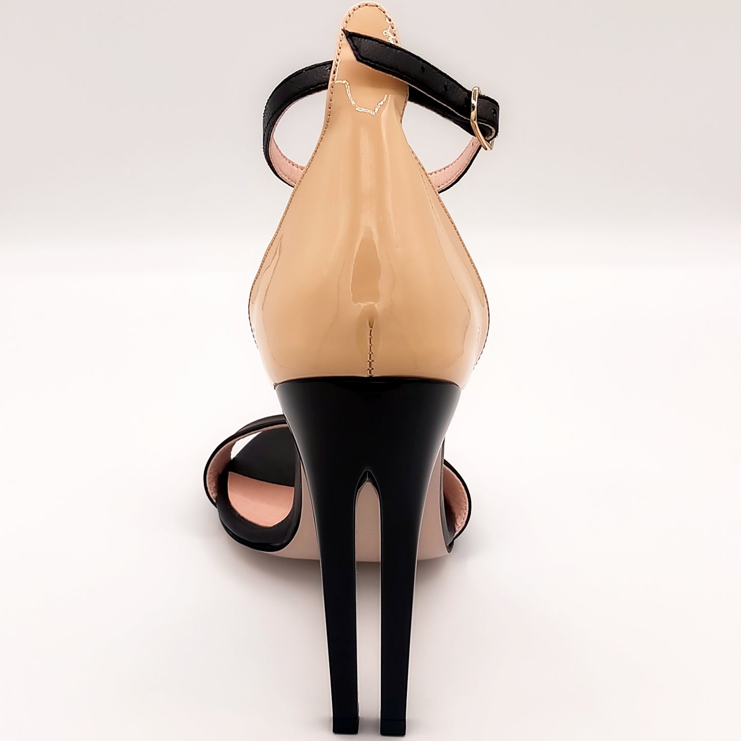 Talon Double - Angel Nude&Black One ecofriendly opentoes